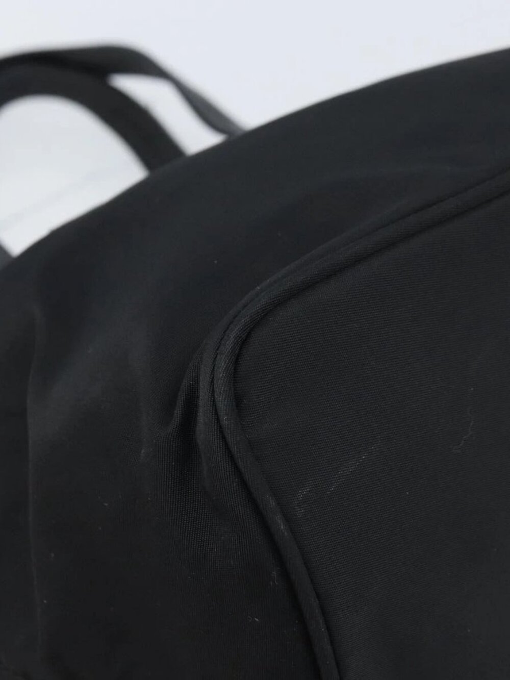 PRADA Hand Bag Nylon Black Silver Auth bs33442 - Picture 5 of 16